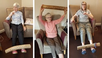 Glenrothes care home Residents take part in Active Fife programme